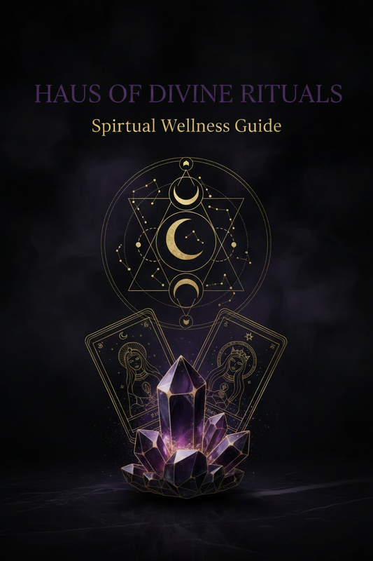 Spiritual Wellness Guide Cover - Dark Purple Font